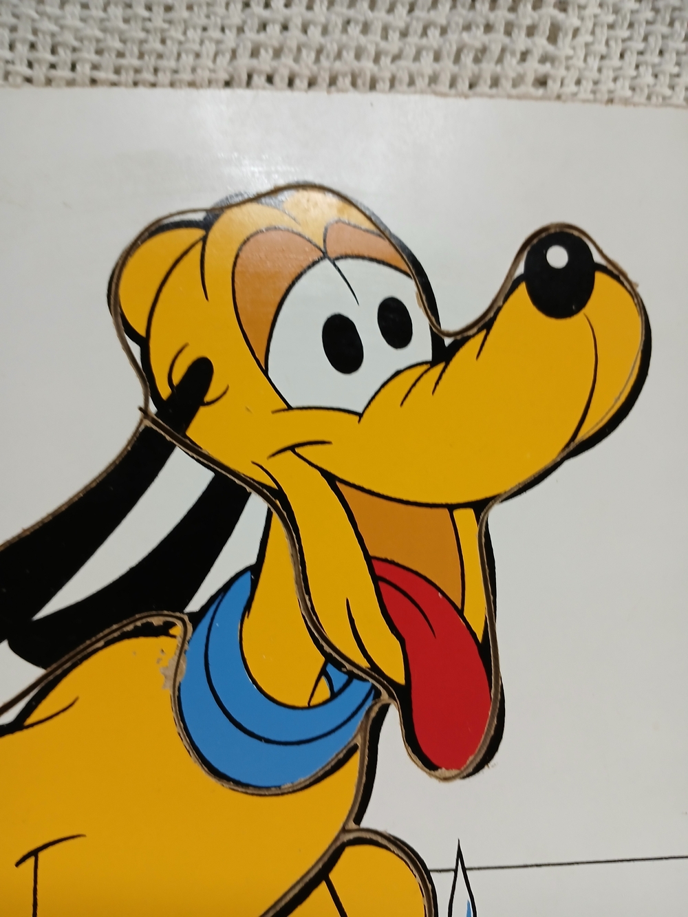 Vintage Wooden PlaySkool Pluto Puzzle. Made In USA.
